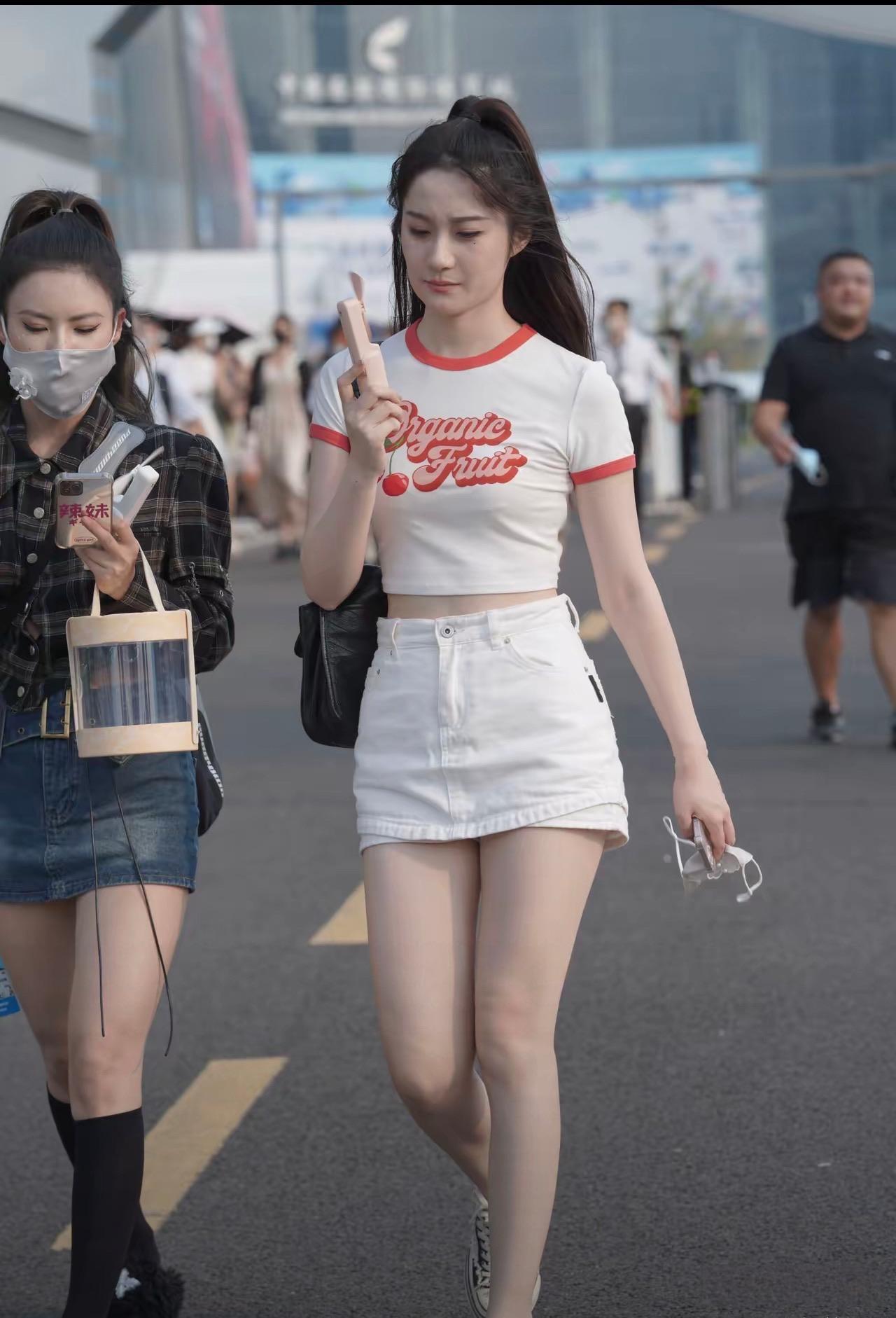 不管个高还会穿，还有气质