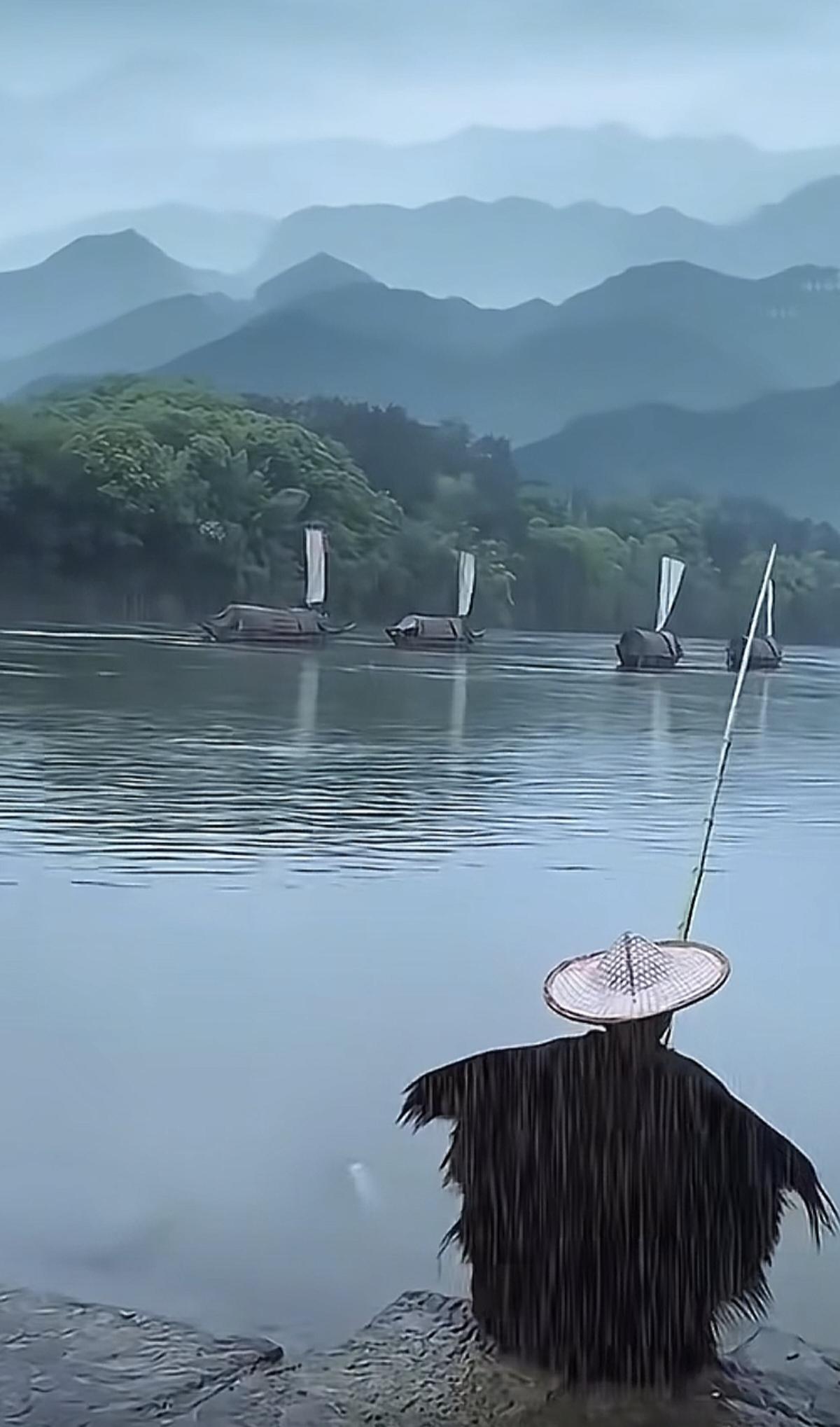 要不是一场及时雨
​丽水之行就感觉差点意思
​都是天时地利造势
​也少不得情景互