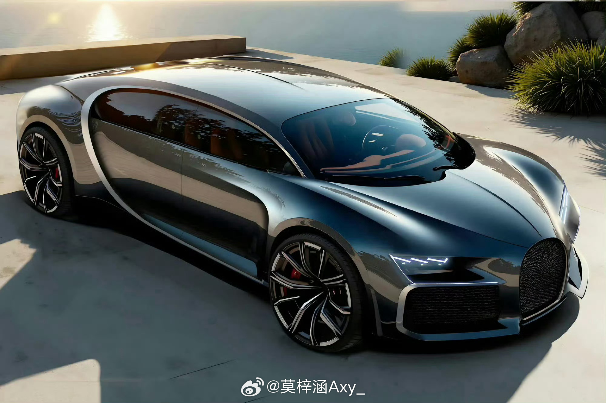 追觅首款车型渲染图曝光追觅以“造世界最快电车”为口号，凭借渲染图的高调设计迅速引