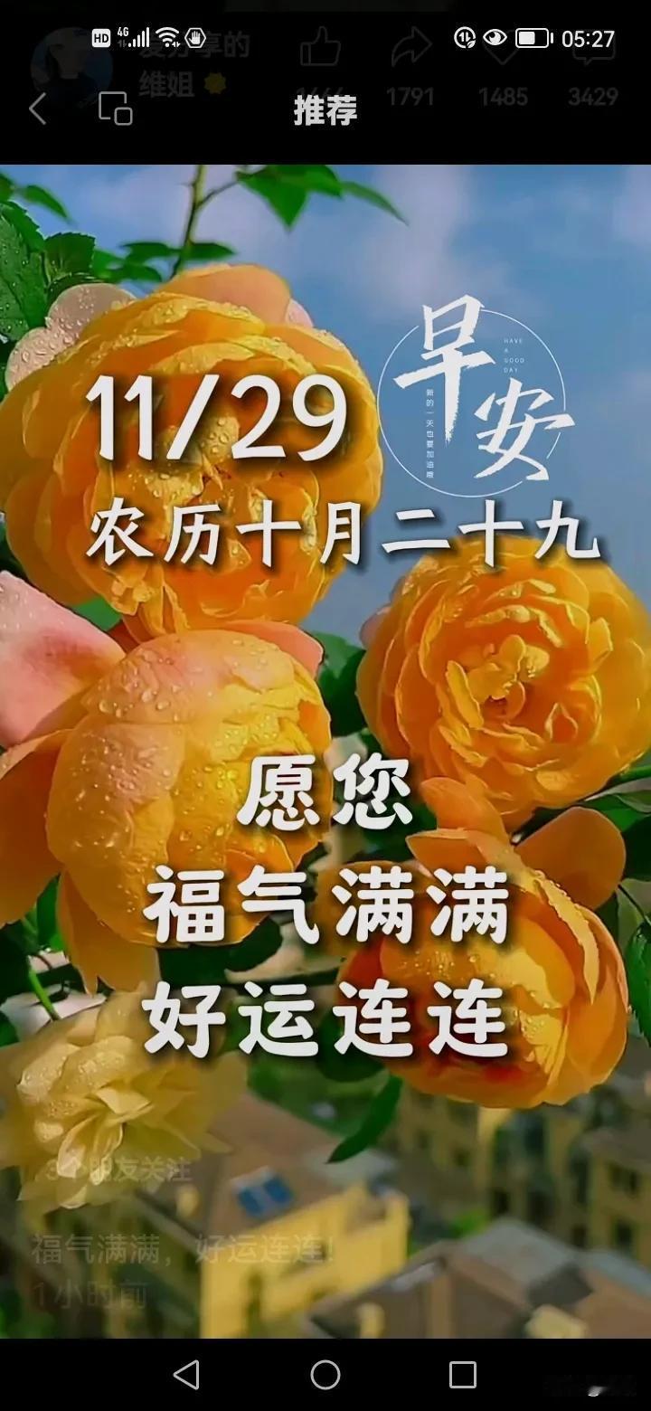 世界上最珍贵的不是财富，是平安、是关心、是惦念、是健康、还有每天清晨的问候。愿你