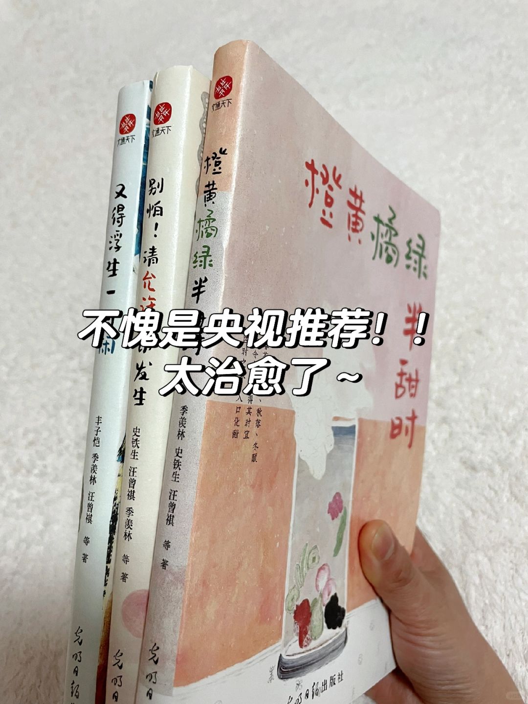 治愈散文｜读烂这3本书，狠狠可以提升文笔‼️