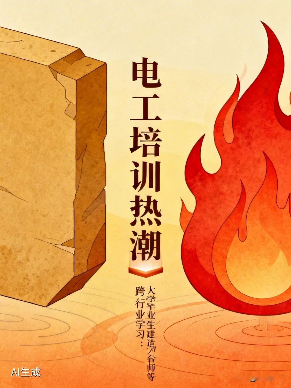 现在发现各行各业的人都在争先恐后的考电工。朋友在培训电工，给我发的信息说现在各行