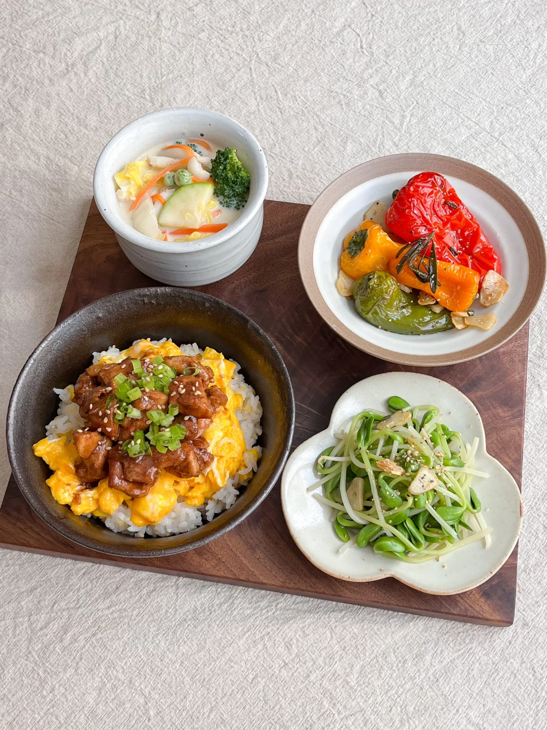 小厨房里的快乐 我的春日减脂午餐🌸