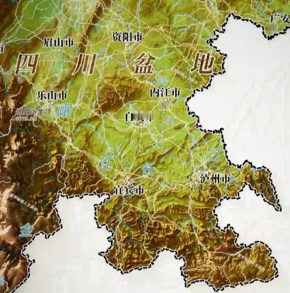 其实川南几个城市发展没有爆发，挺可惜的。川南低缓的地势，既不会像成都那样，发展工