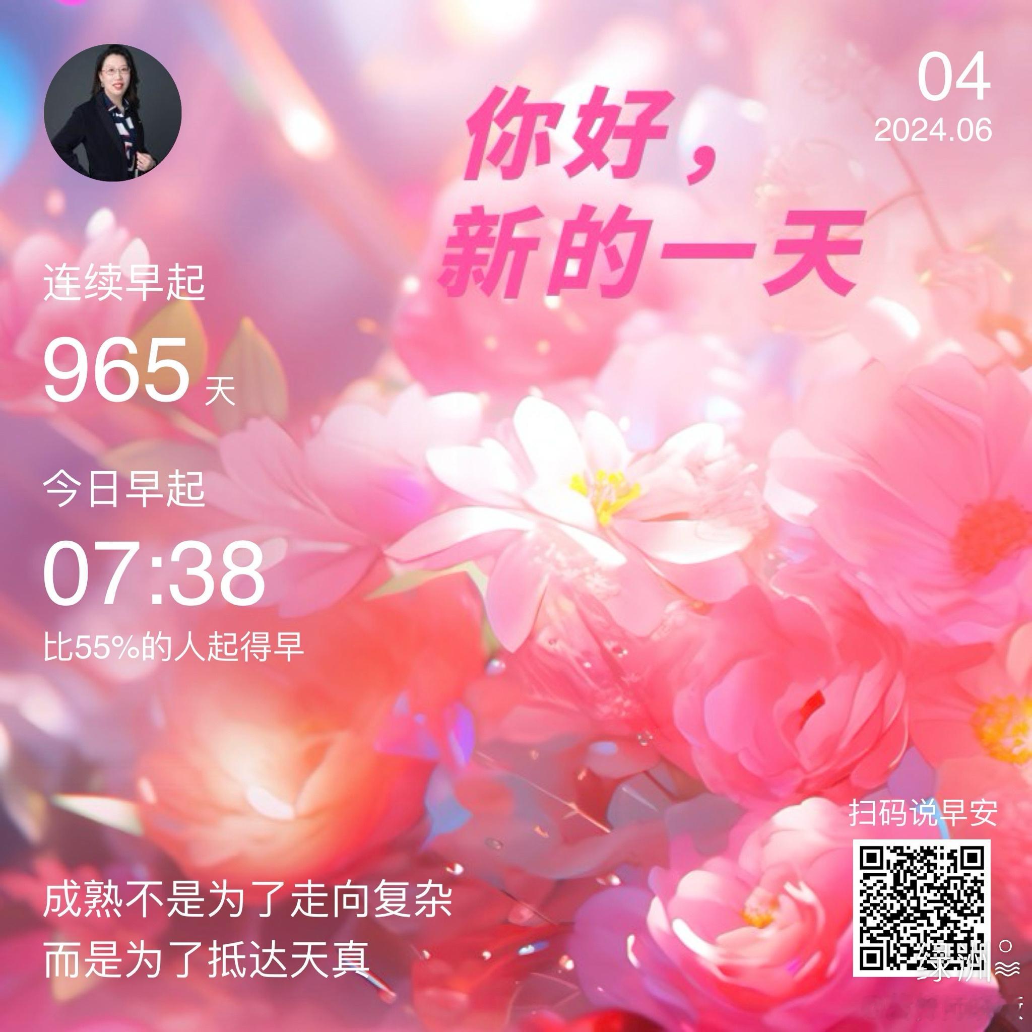 #早安#成熟不是为了走向复杂而是为了抵达天真  ​​​