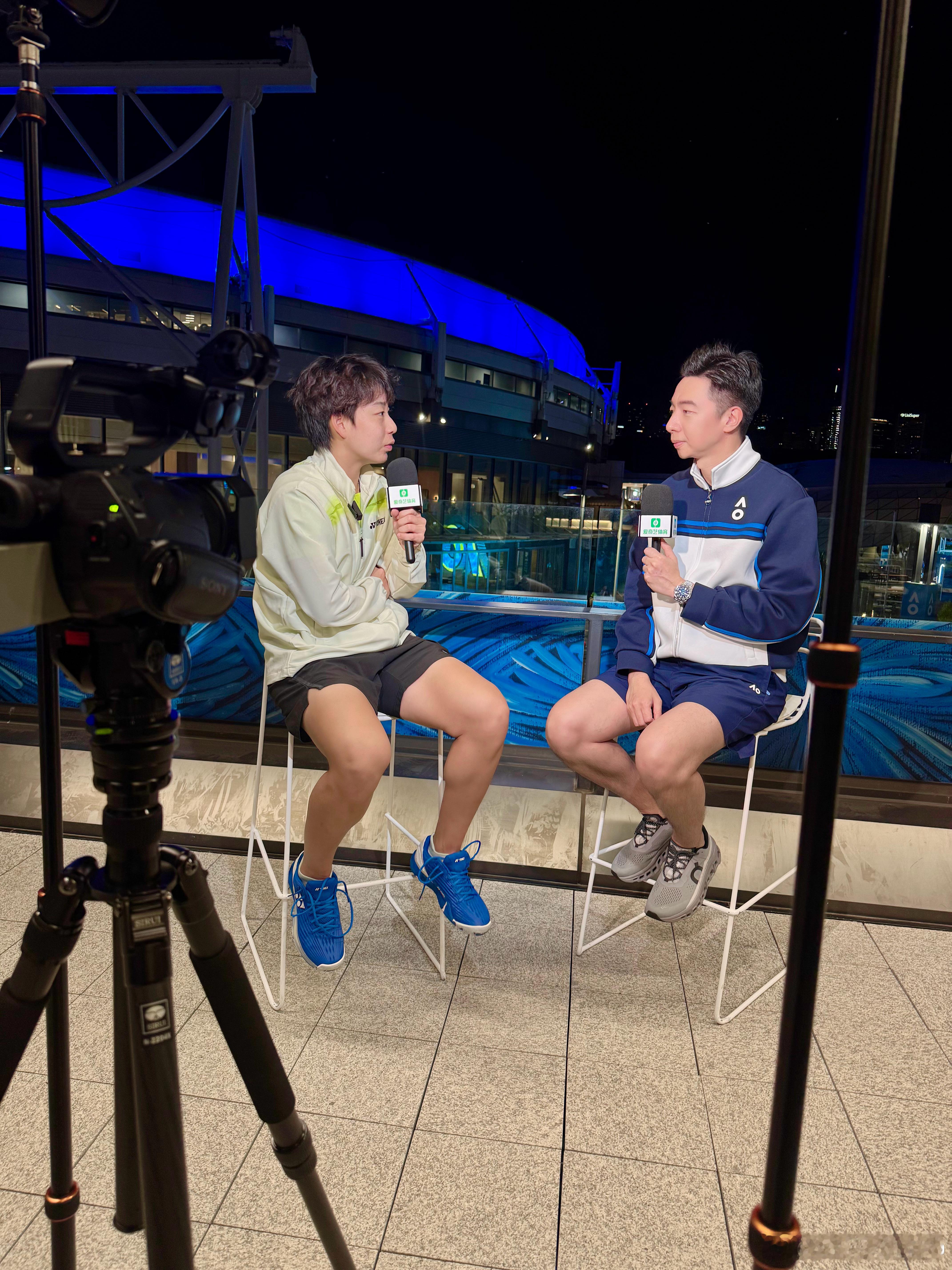 澳网2026  第一轮赛后专访：白卓璇：今天我感觉自己能赢，包括决胜盘互有赛点的