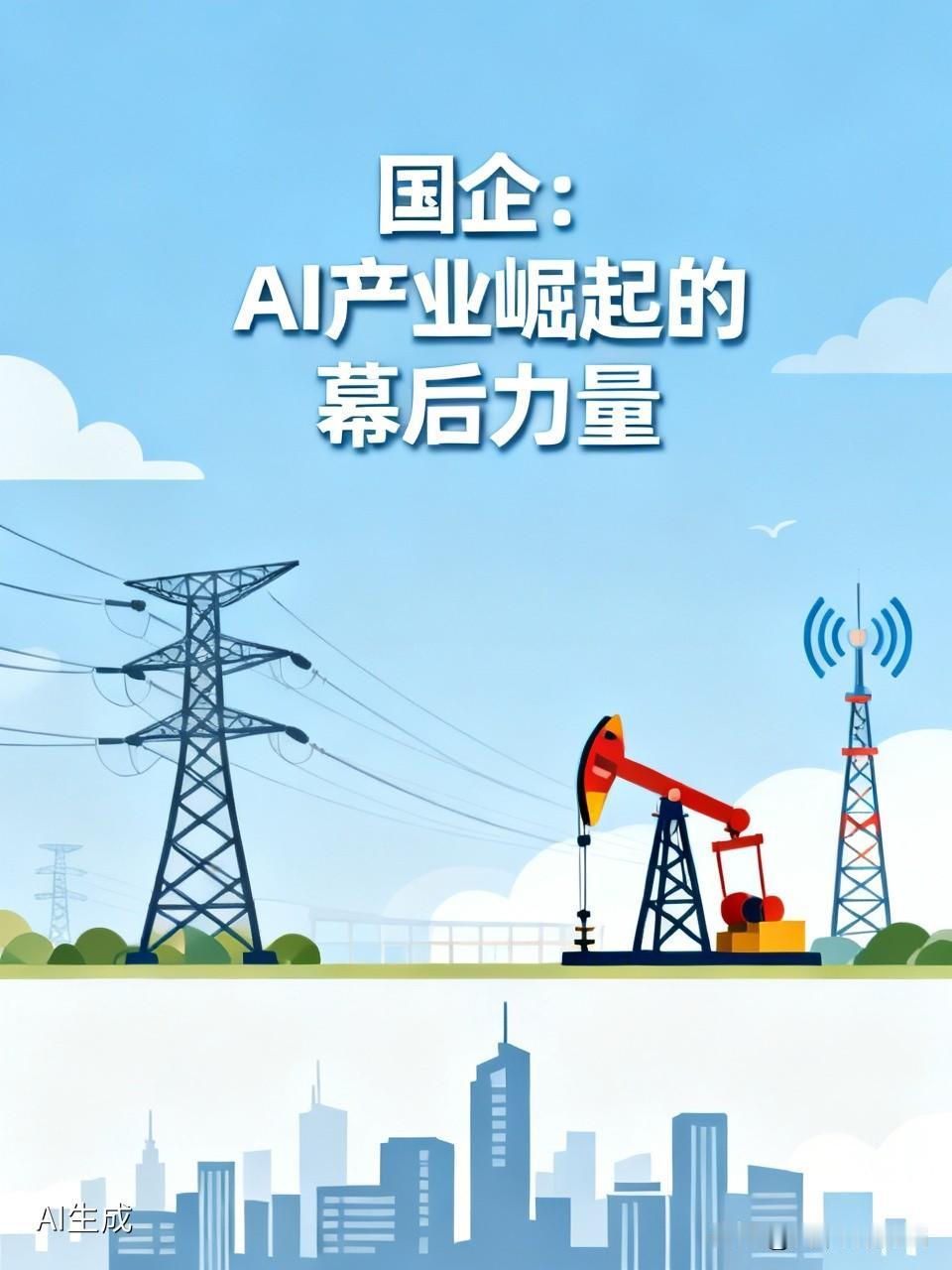 人工智能的规模化落地，不靠单一技术突破，而靠完整的实体产业支撑。国家电网、中石油