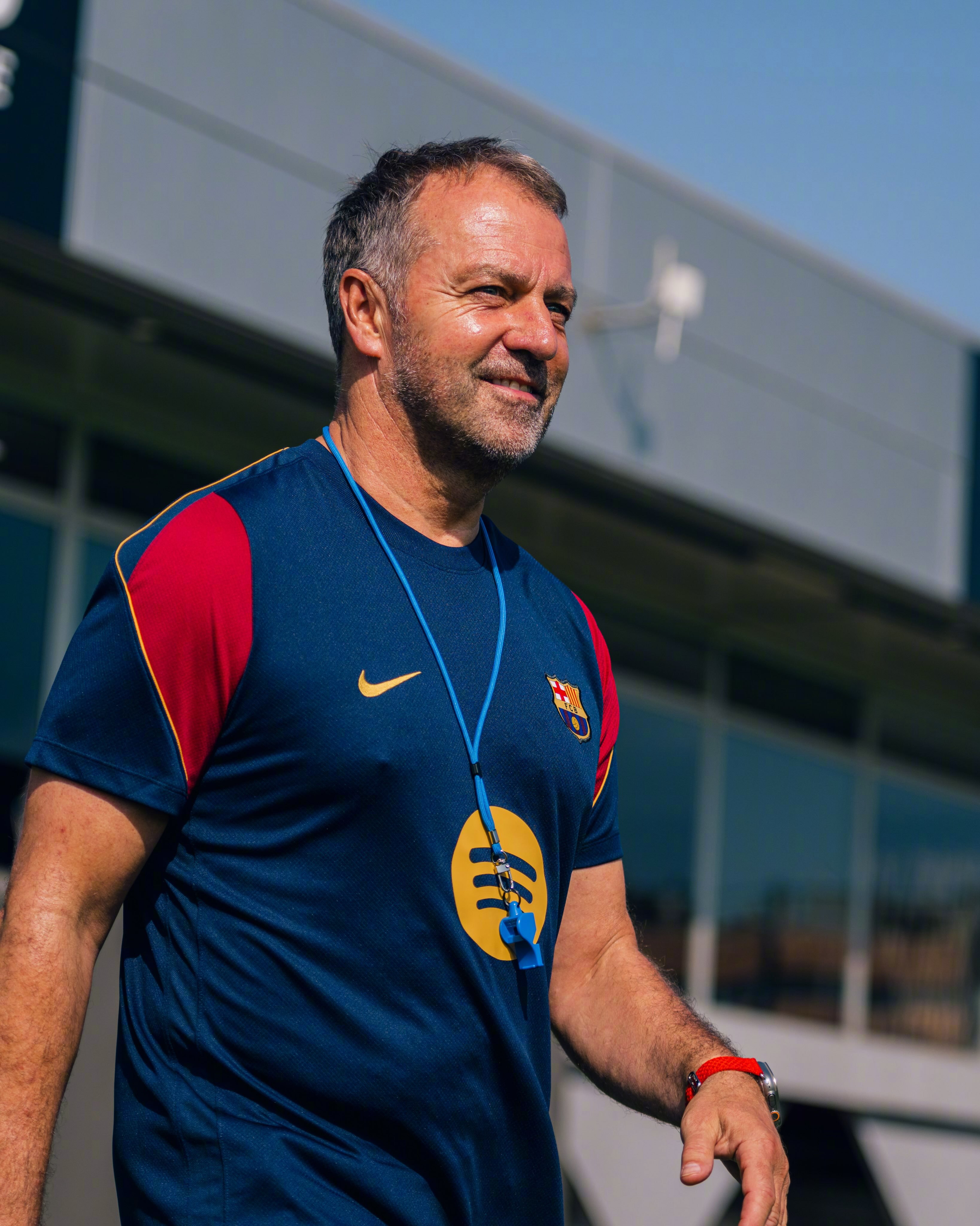 好久没见爷爷，想爷爷了爷爷穿新衣服好看👍🏻巴萨 🔴🔵ForçaBarça