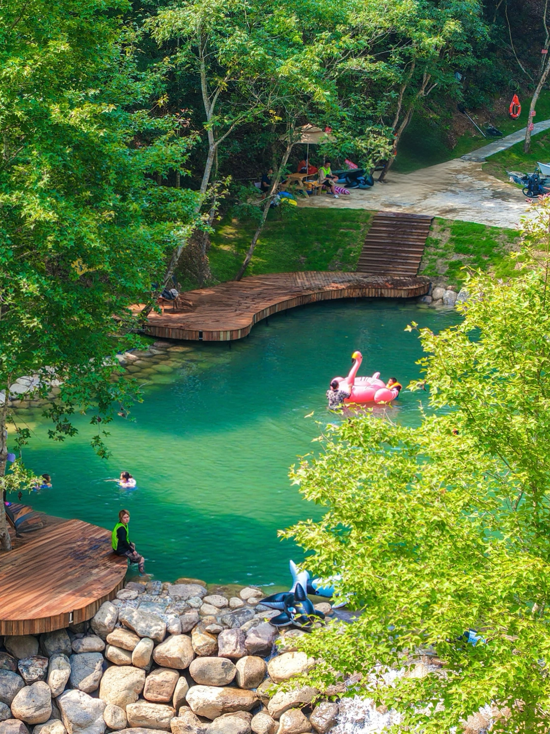 杭州1h直达‼️避暑玻璃水玩水秘境
