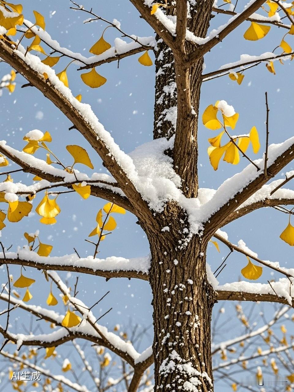 雪落人间，是冬天写的诗
 
清晨推窗时，天地已换了素衣。6点17分，第一片雪花吻
