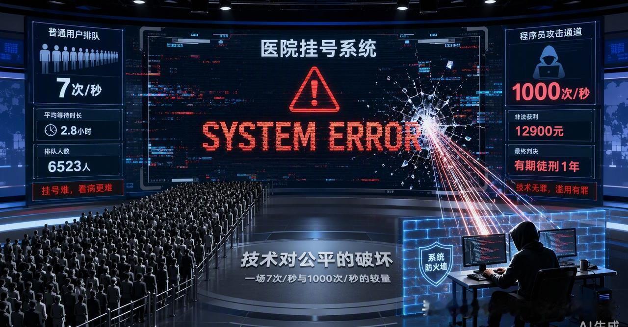 据澎湃新闻报道，武汉程序员周铭（化名），因女友常年看病、专家号源紧张，自行编写抢