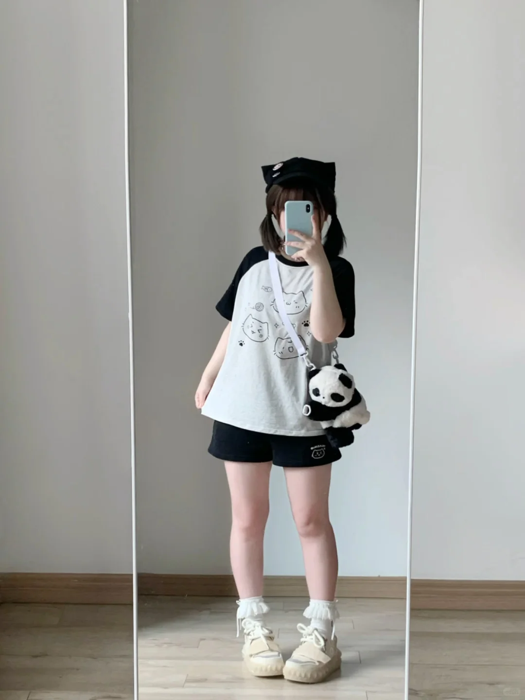 160 120｜微胖显瘦宅宅穿搭🐼熊猫妹好可爱！