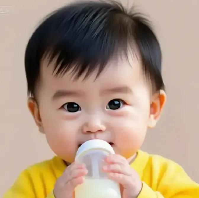 小九宝宝刚满一岁三个月，家里发视频庆祝，镜头里小家伙护着饭碗不让别人碰，妈妈顺势