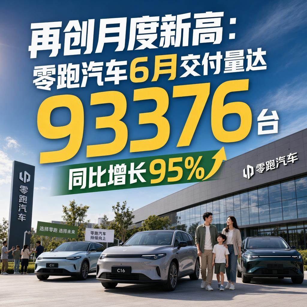 93376台，这个数字砸出来，很多人第一反应是零跑又赢了。
但真正的信号，藏在数