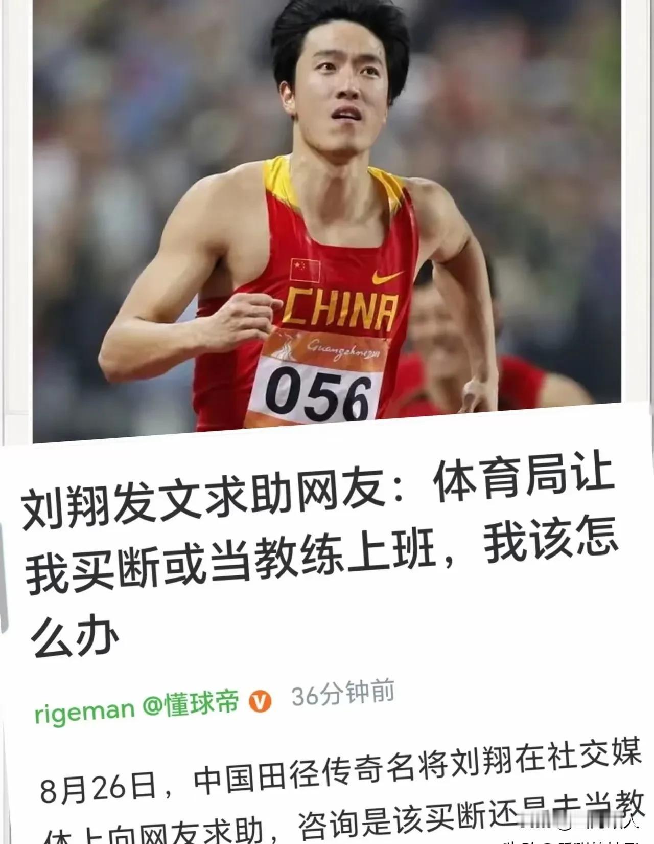 果然有编制的人更懂体制，我问体制内上班的表哥，怎么看刘翔这事，他说以刘翔的物质条