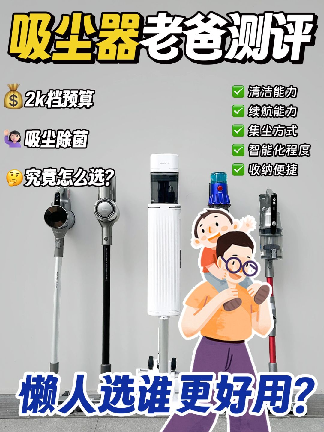 无线吸尘器测评来啦！认真选择不出错！ 