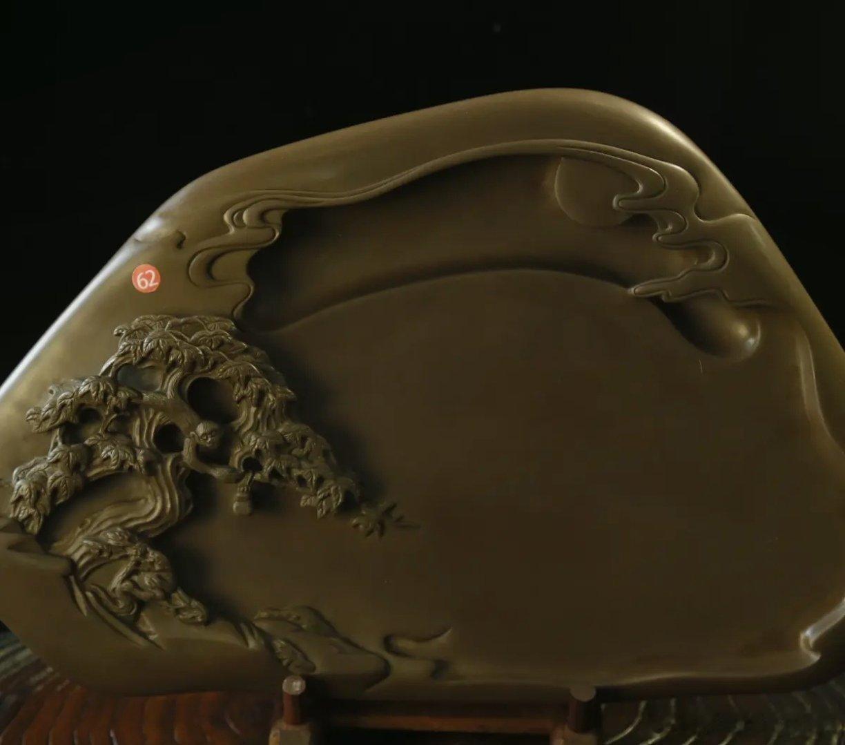 【精品展示】（二）砚台系列（4）：澄泥砚❶～～大师李喜阳作品⑤。与师友们分享，一