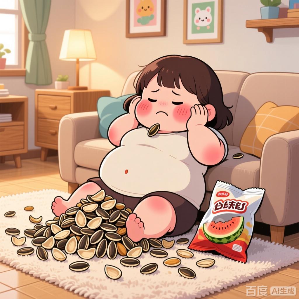 怎么能少了瓜子呢？
瓜子香香脆脆，很多人可能一旦开始嗑，就难以停嘴。但瓜子热量高