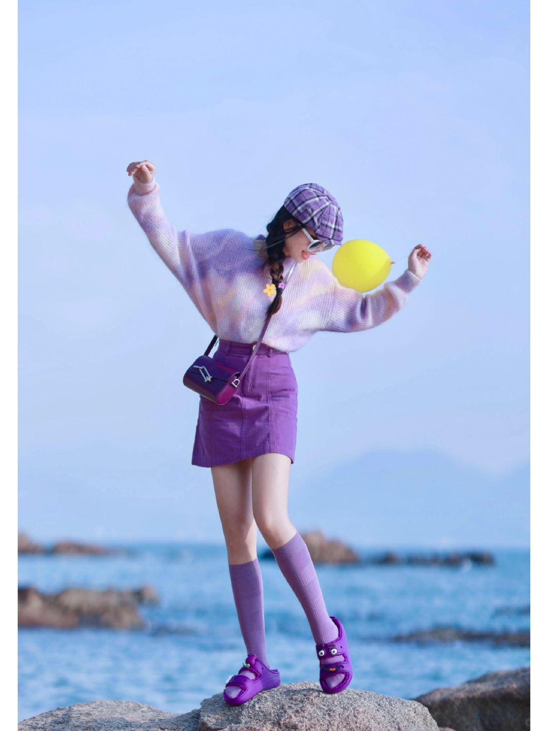 💜💛海边紫薯芋泥波波🌊