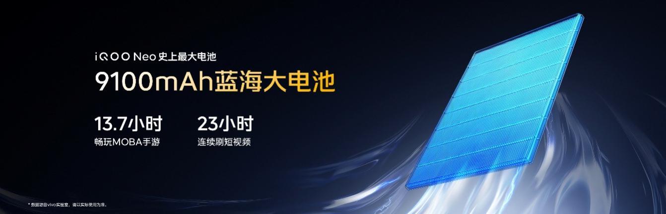 iQOO Neo11 至尊版9100mAh电池简直是充电宝级别，重度用一天都剩电