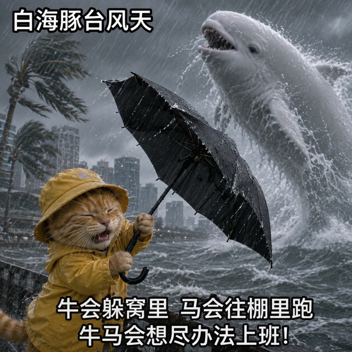 人社局定性处罚违规，员工可投诉维权！不要寒了打工人的心！将心比心呐～员工台风天临