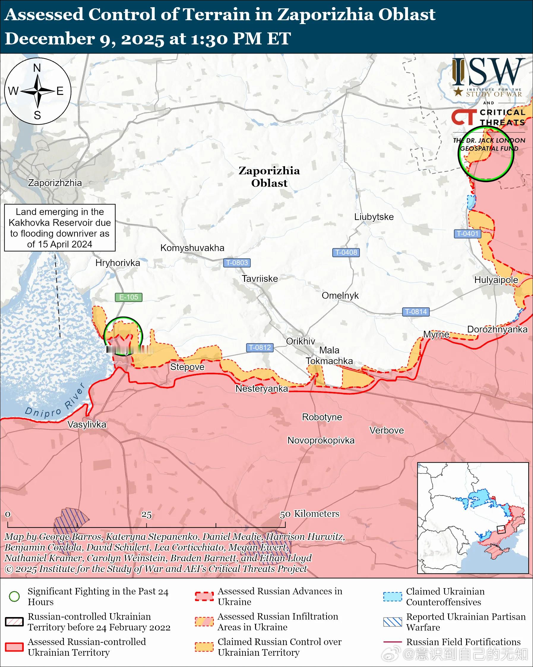 南方轴心俄军目标：守住前线阵地，确保后方免受乌克兰军队袭击，并推进至扎波罗热市的