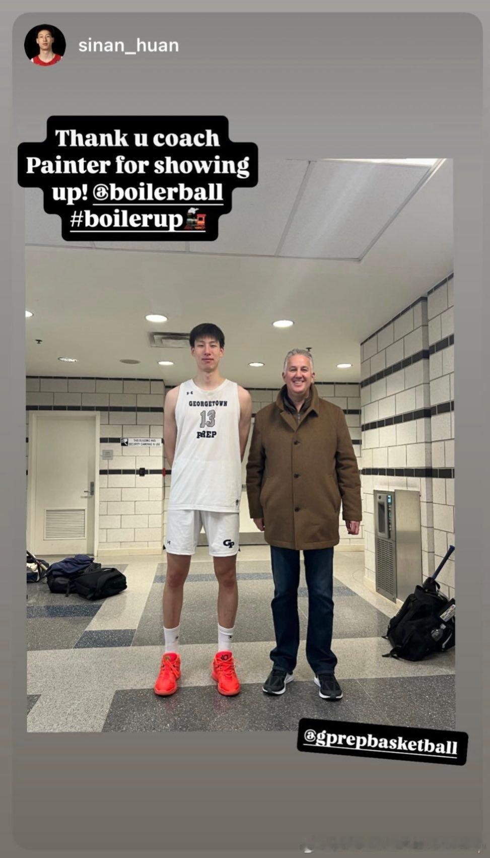 Matt Painter有这么高？郇斯楠NCAA