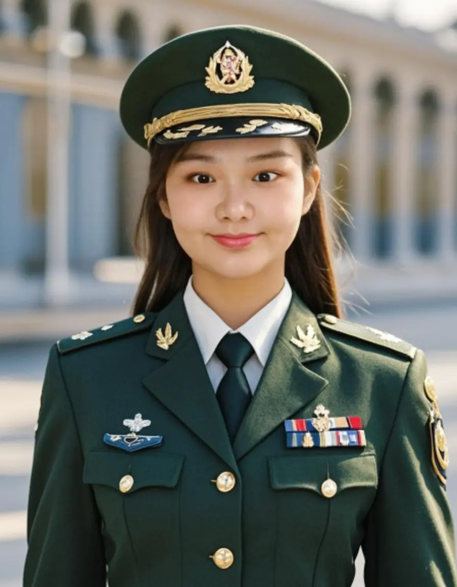 AI戎装英姿