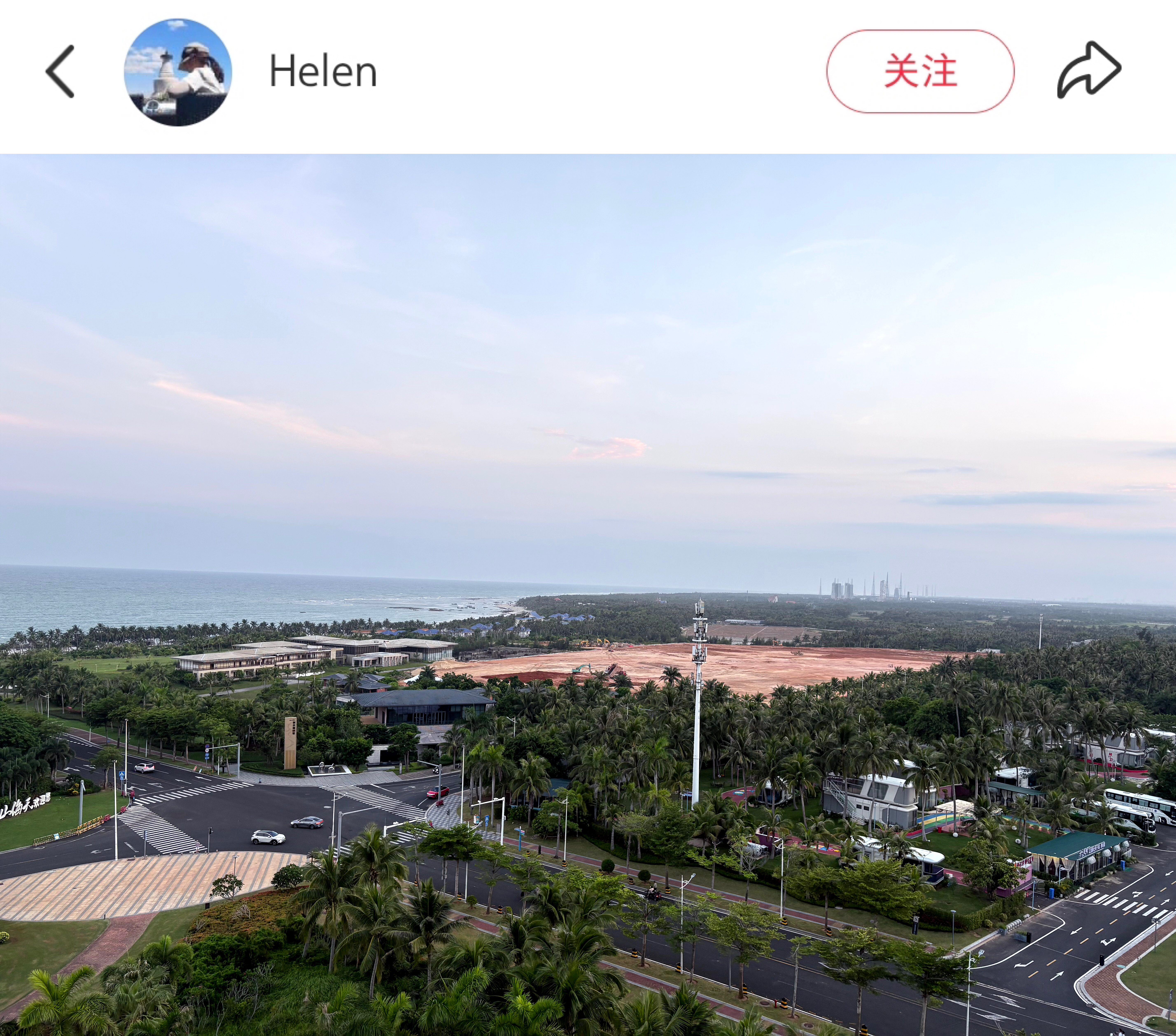 文昌国际航天城航天演绎主题乐园正在建设 