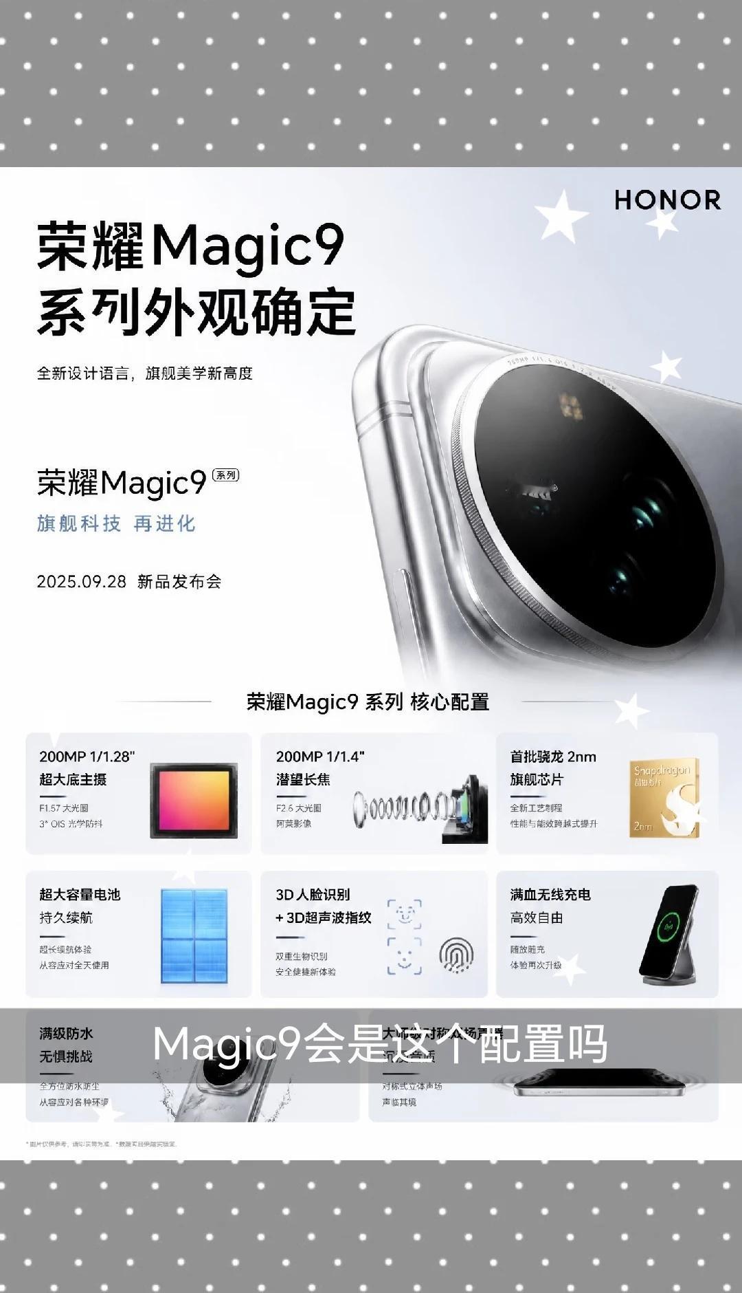 荣耀Magic9会是这个配置吗
科技数码howto 荣耀RobotPhone