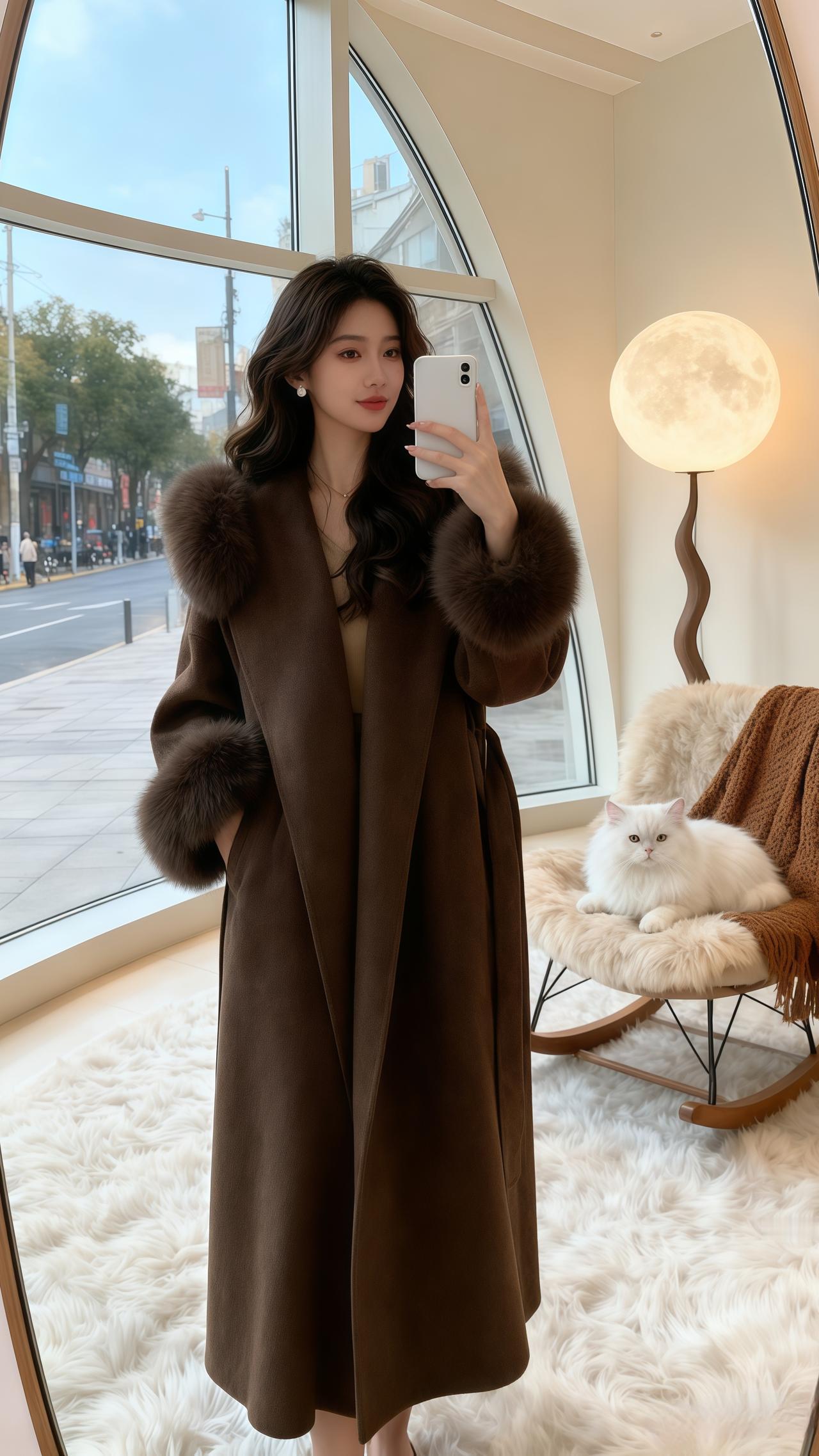 穿搭 大衣外套 过年穿什么 冬季搭配 女装时尚穿搭