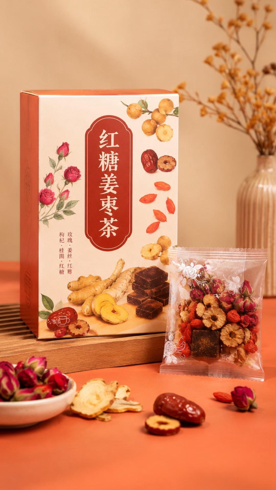 红糖姜枣