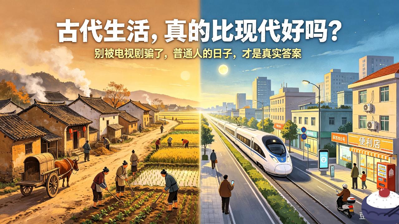 我真心劝大家一句：千万别被电视剧骗了！真实的古代普通人生活，真的苦到你想象不到。