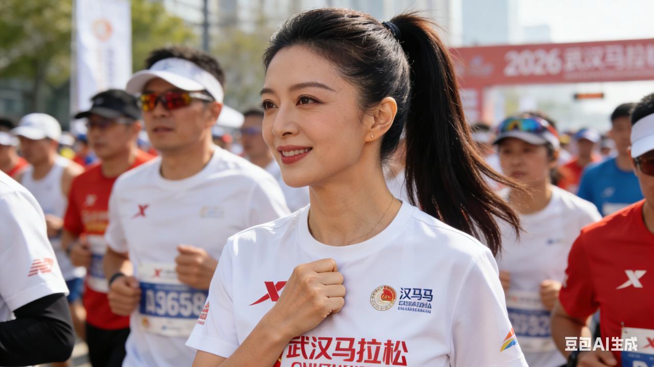 央视主持人朱迅现身汉马！52岁扎马尾跑半马完赛，状态惊艳成全场焦点
 
3月22