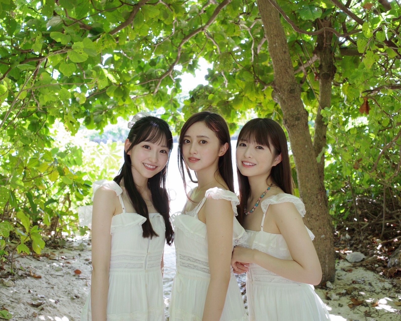 一ノ瀬美空「偶然お休みが重なったので、同期3人で石垣島に行ってきました！お揃いの