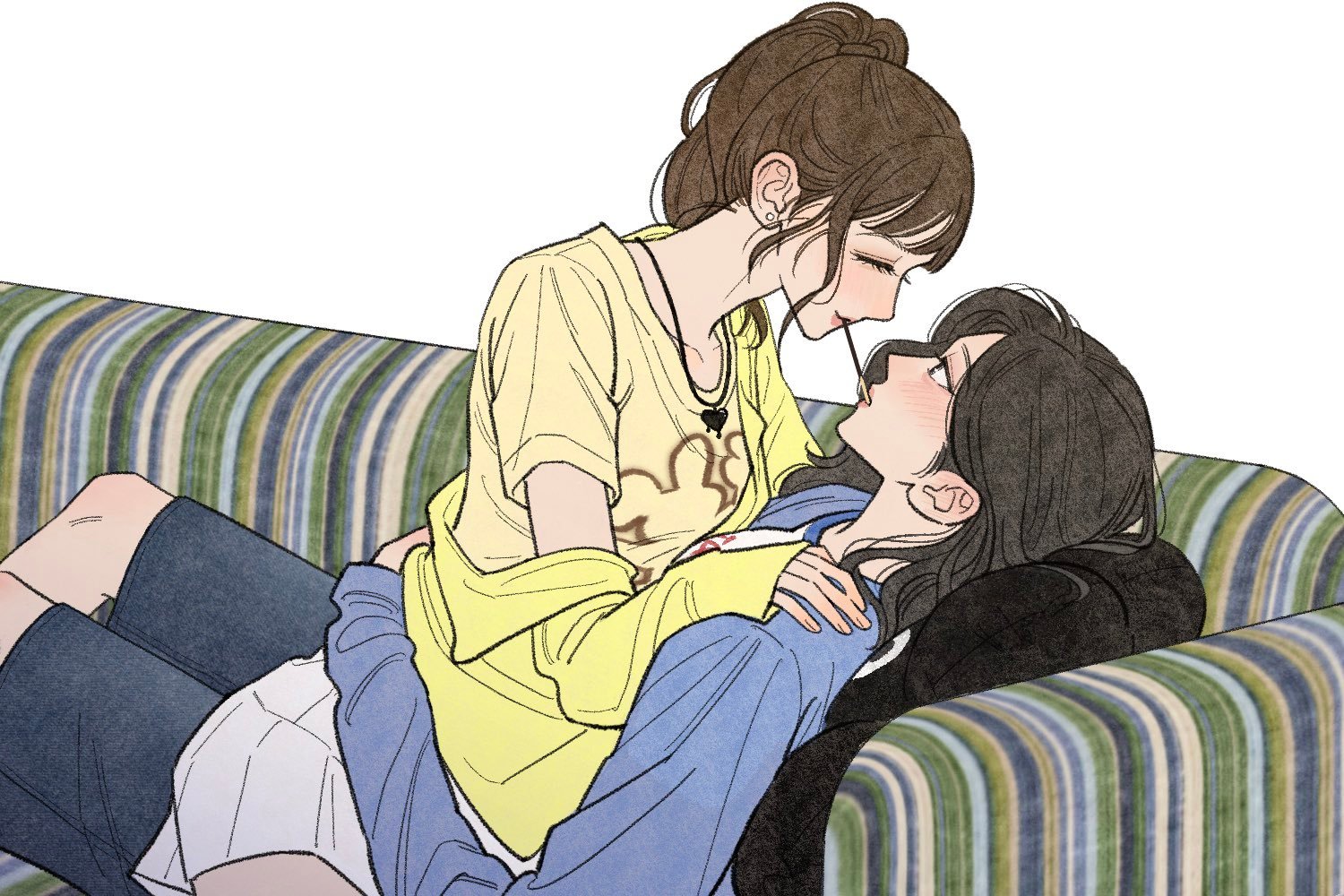 讲故事讲到沙发上去了cr.LLynnDN 