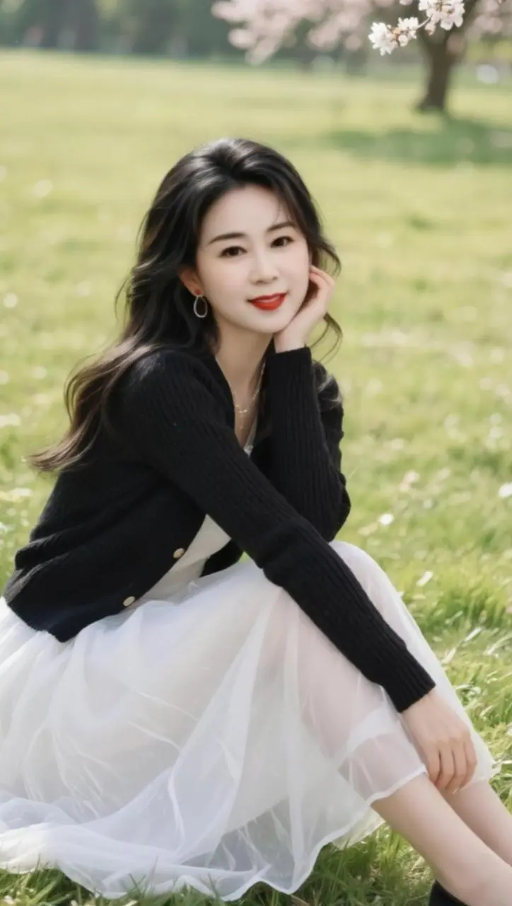 AI草地氛围感自拍 随变ai随便玩