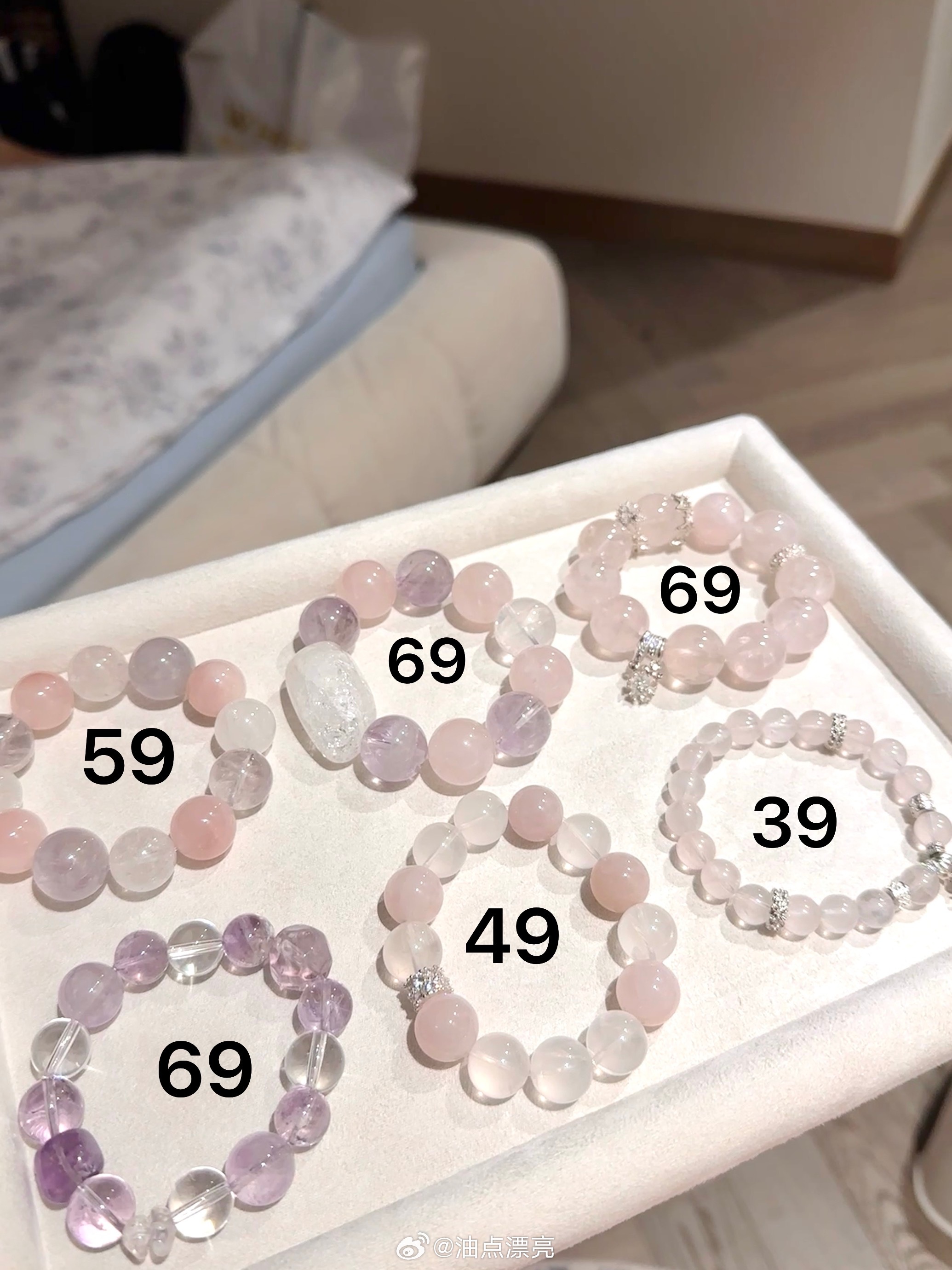 你们懂我做的手串有多美吗本来想直播出的但我不会挂链接 只能v出了Chenn089