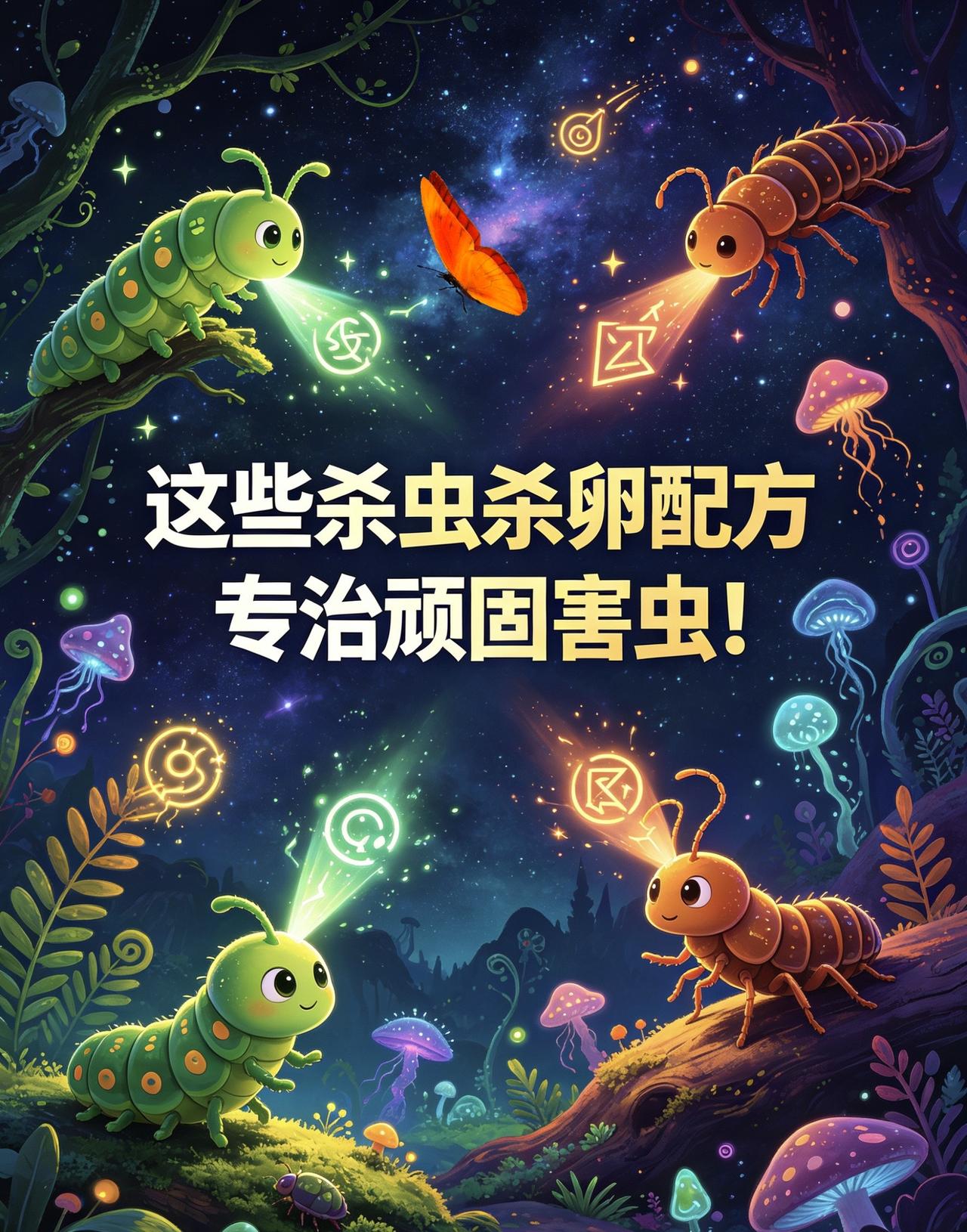 这些杀虫杀卵配方专治顽固害虫！杀虫 杀虫剂配方 蓟马 青虫