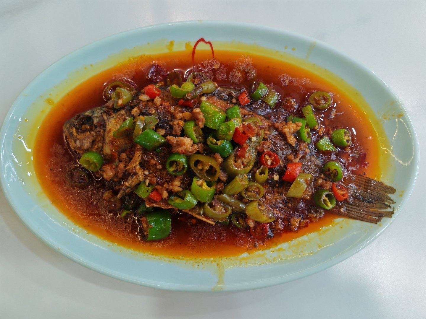 每日一餐分享开饭了！烧鲫鱼  ​​​