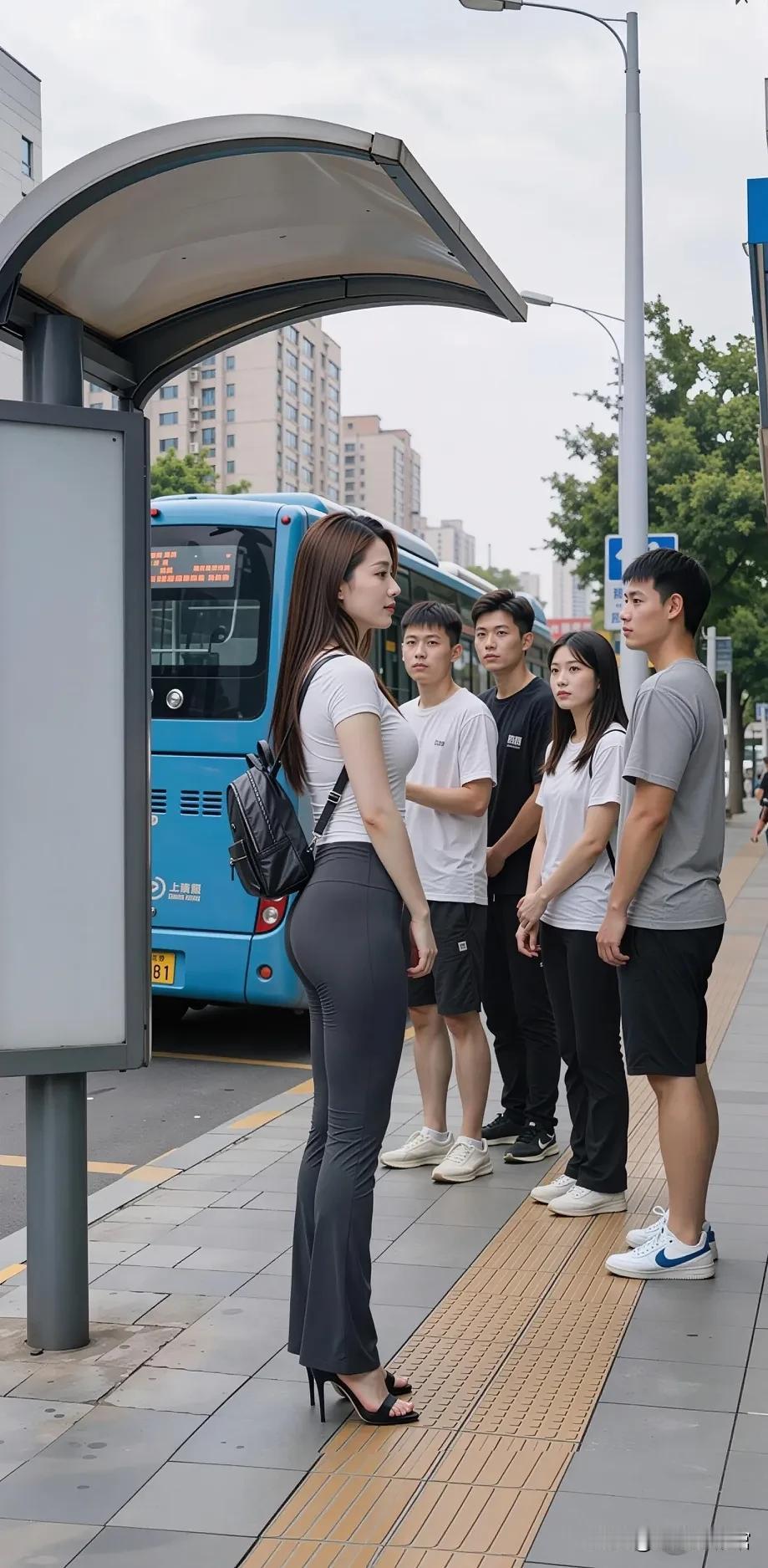 遇到这样的美女，你会不会忍不住多看一眼，估计看得美女都不好意思了