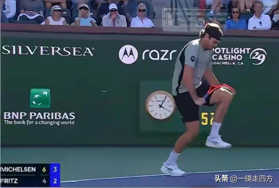 ATP1000印第安维尔斯大师赛男单第三轮，前赛会冠军、7号种子弗里茨4-6、6