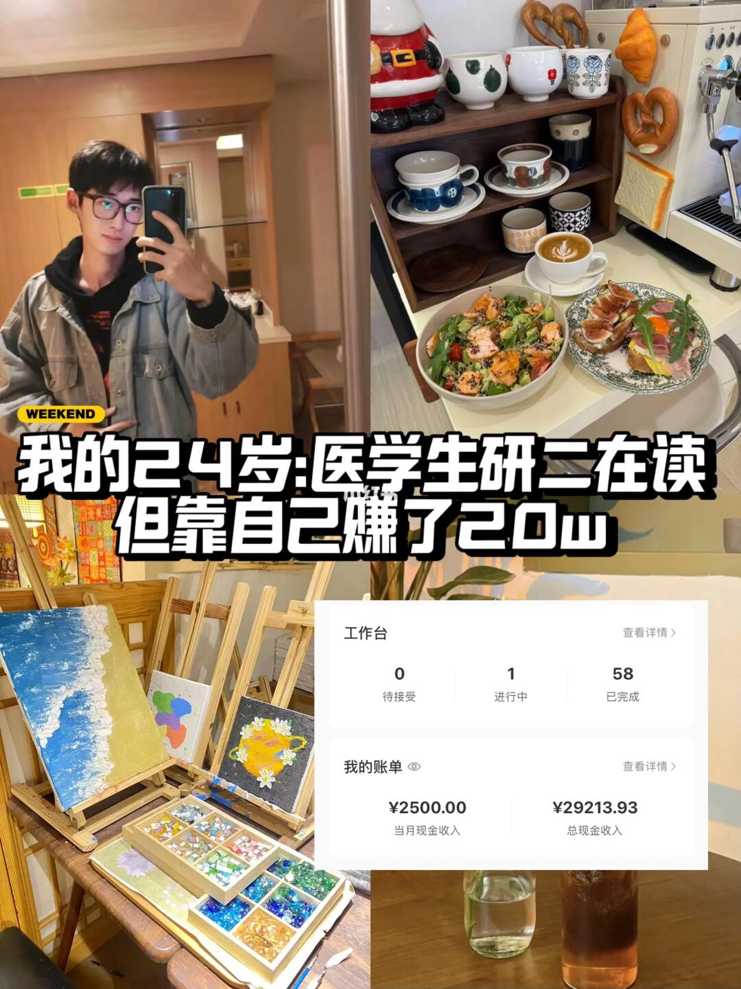 23岁医学生赚到6位数！分享我的核心法则！