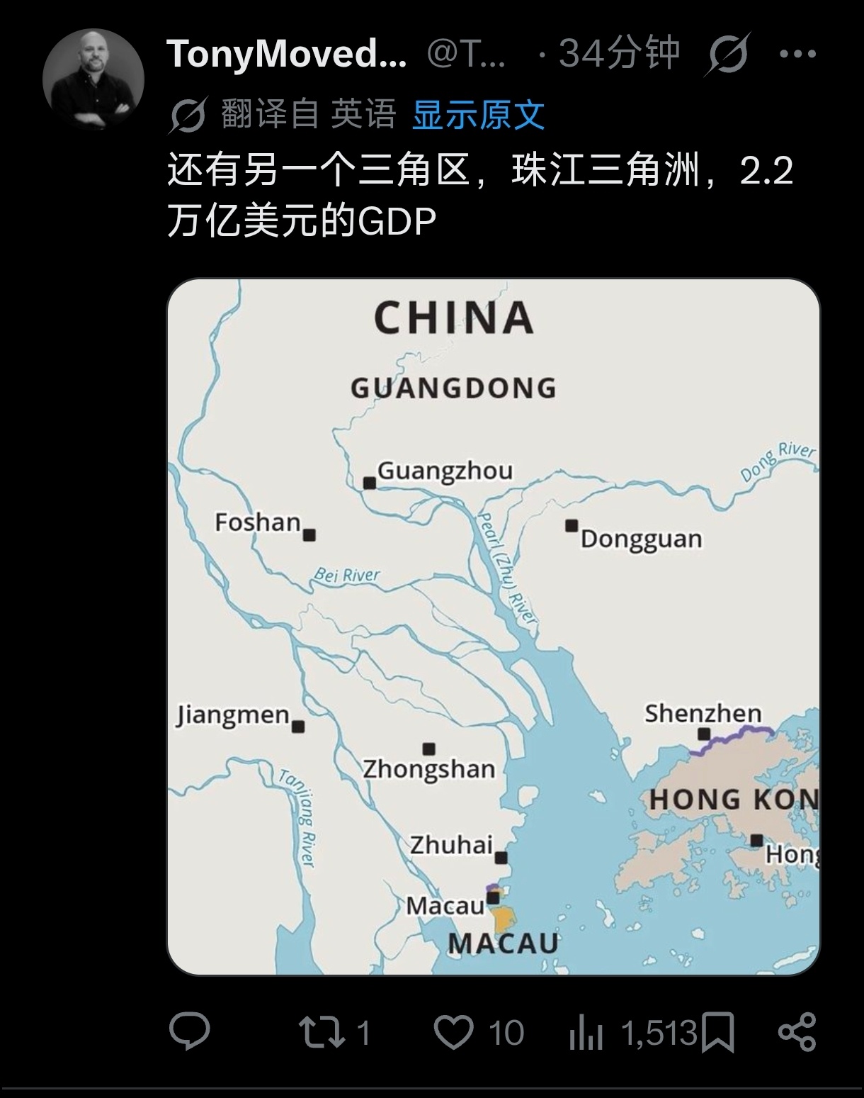 国外地理佬发现:仅我国长江三角洲经济带的GDP就比日本高玻利瓦尔英雄之地海外新鲜