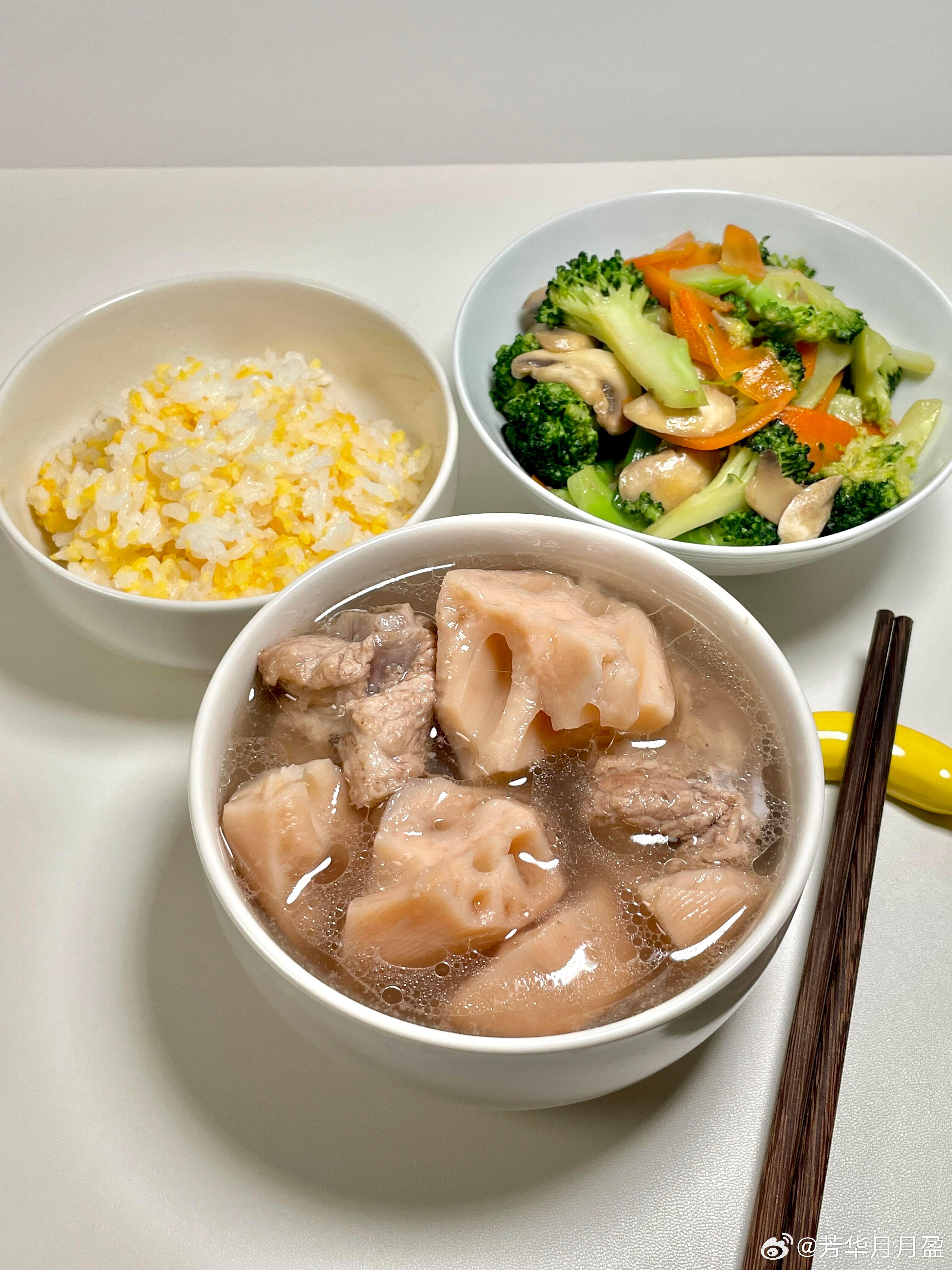 妈妈牌午餐，太幸福啦🍚 ​​​