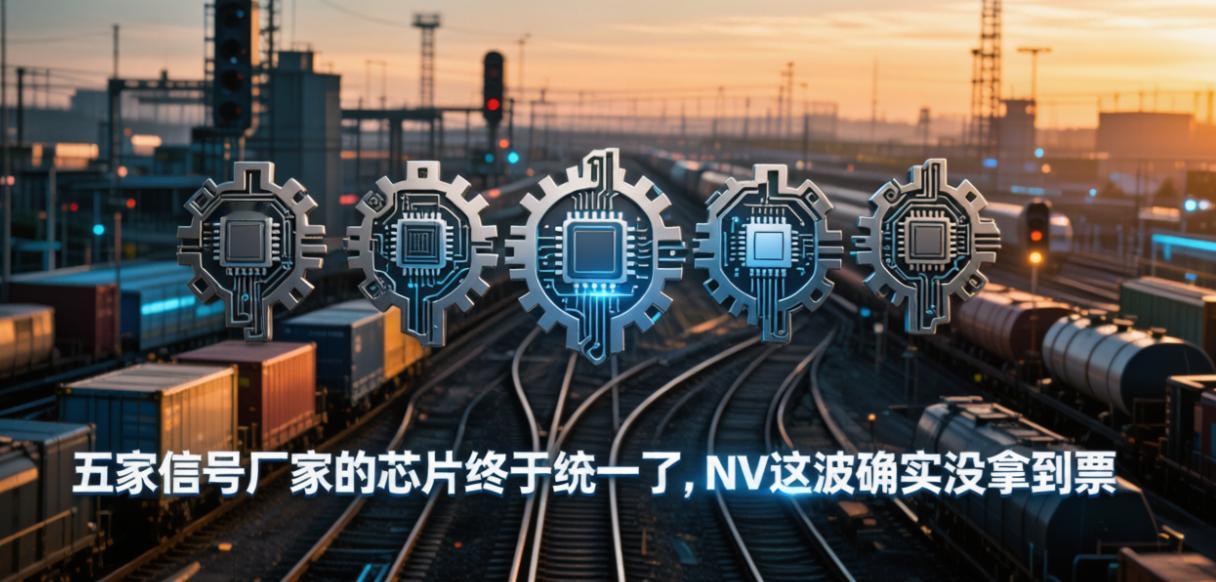 五家信号厂家的芯片终于统一了，NV这波确实没拿到票
黄仁勋前阵子接受CNBC采访