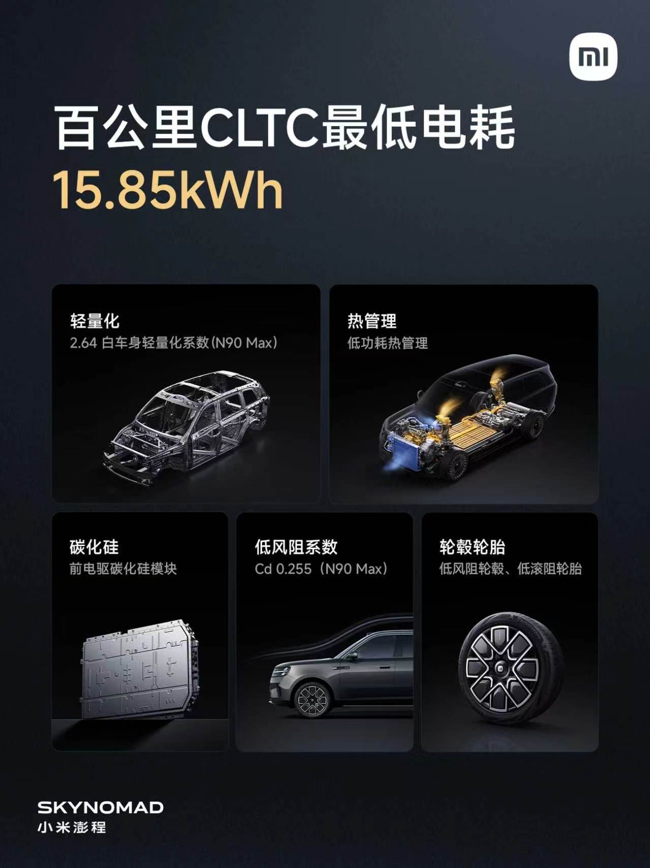 其实增程和增程也是有区别的，小米澎程N70 Max CLTC最高纯电续航505k