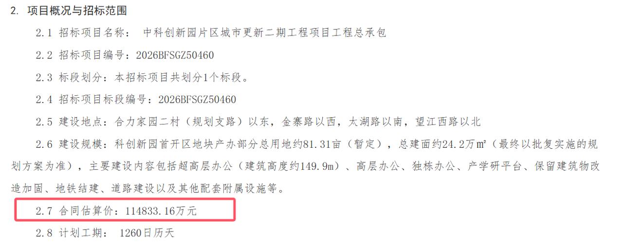 约11.4亿元！[机智]
合肥一区域城市更新来了！[灵光一闪]
从合肥了解到，