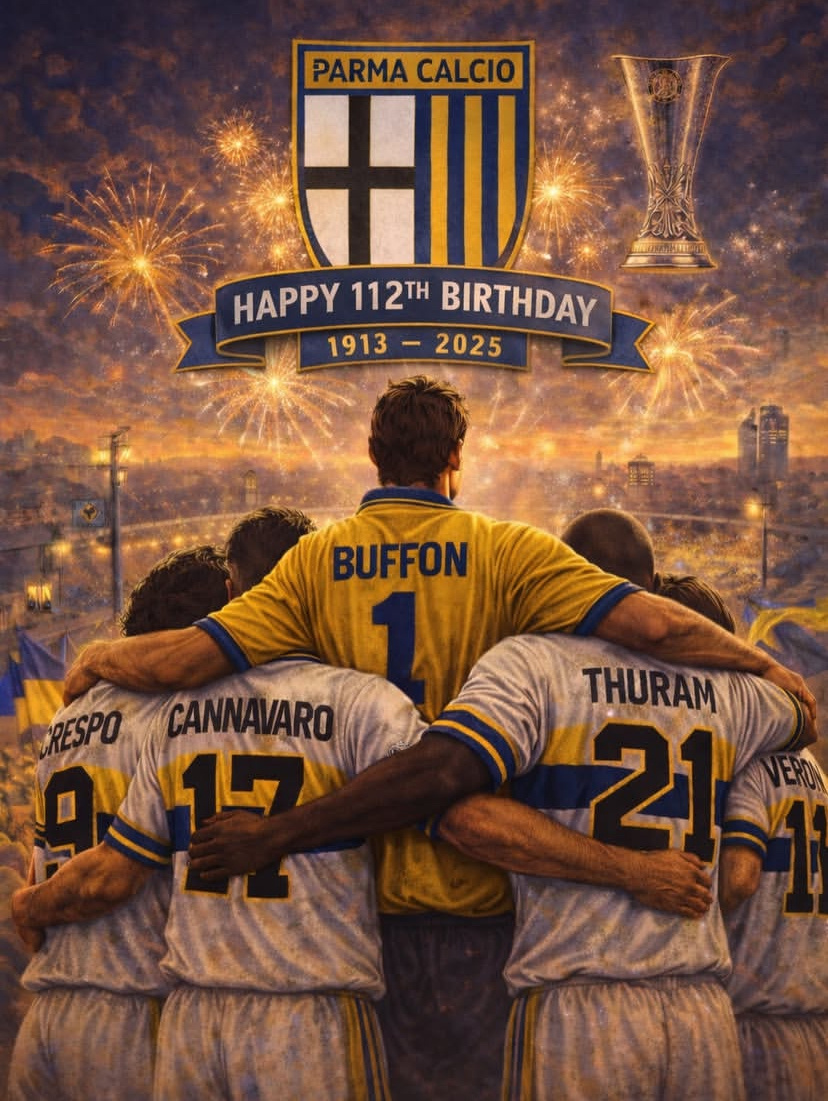 帕爾瑪112歲生日快樂🎂🎊🎈🟡🔵 🇮🇹 