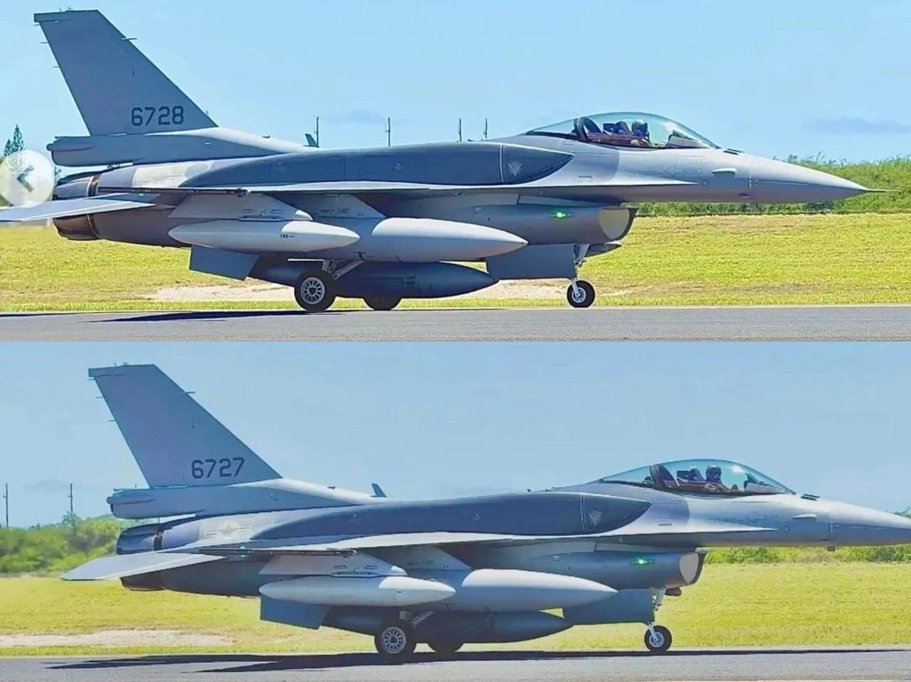 两架全新F-16V全程静默悄悄抵台，其面对体系作战的歼-10C毫无优势！

据环
